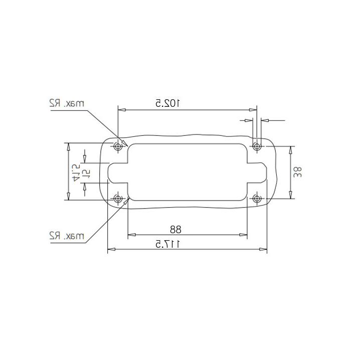 Gas/electric quick change module, ADAPTS 4 standard modules, H16B-M4-M, 09140161000